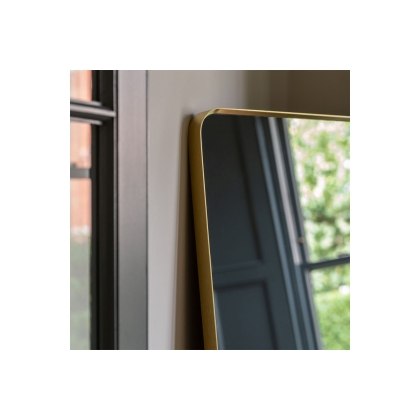 Gallery Direct Holworth Leaner Mirror Gold 700x35x1700 Gallery Direct Holworth Leaner Mirror Gold 700x35x1700