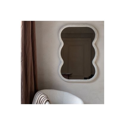 Gallery Direct Como Curved Rectangle Mirror 620x900mm Gallery Direct Como Curved Rectangle Mirror 620x900mm
