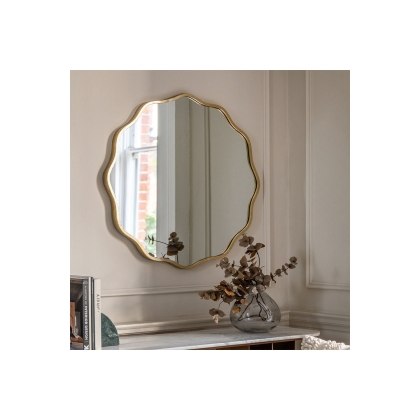 Gallery Direct Sloane Round Mirror 820mm Gallery Direct Sloane Round Mirror 820mm