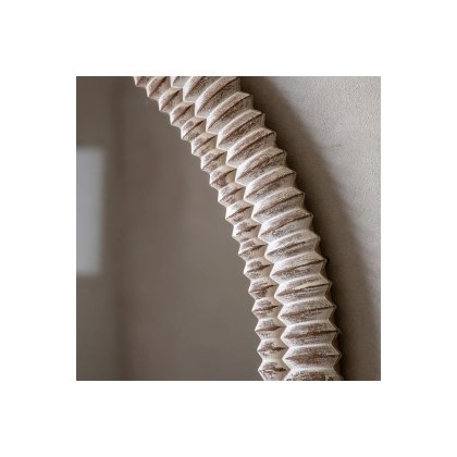 Gallery Direct Pimlico Arch Overmantle White Wash 1200x1000mm Gallery Direct Pimlico Arch Overmantle White Wash 1200x1000mm