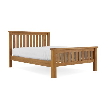 Salisbury Waxed Premium Oak Slatted Bed Frame Salisbury Waxed Premium Oak Slatted Bed Frame
