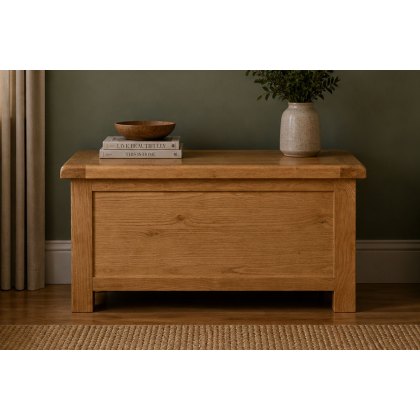 Salisbury Waxed Premium Oak Storage Box Salisbury Waxed Premium Oak Storage Box