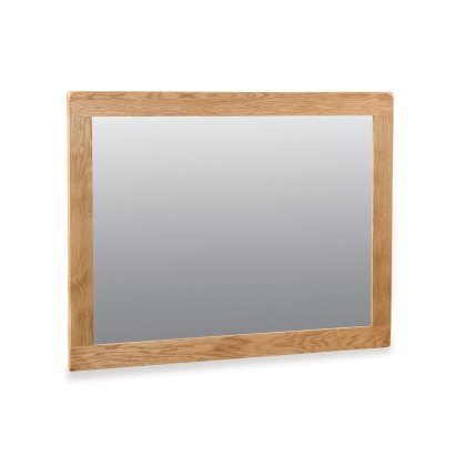 Salisbury Waxed Premium Oak Wall Mirror Salisbury Waxed Premium Oak Wall Mirror