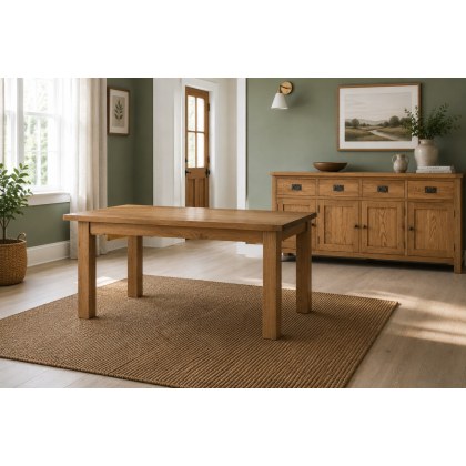 Salisbury Waxed Premium Oak Dining Table 1500Mm Salisbury Waxed Premium Oak Dining Table 1500Mm