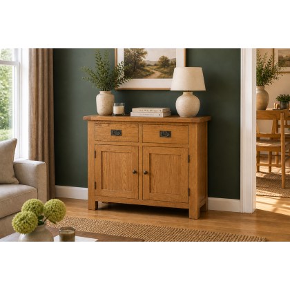 Salisbury Waxed Premium Oak Small Sideboard Salisbury Waxed Premium Oak Small Sideboard