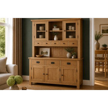 Salisbury Waxed Premium Oak Large Dresser Salisbury Waxed Premium Oak Large Dresser
