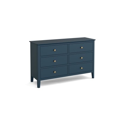 Harrogate Painted Blue 6 Drawers Chest Of Drawers Harrogate Painted Blue 6 Drawers Chest Of Drawers
