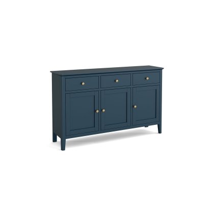 Harrogate Painted Blue 3 Door Sideboard Harrogate Painted Blue 3 Door Sideboard
