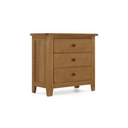 Burford Country Oak 3 Drawer Chest of Drawers Burford Country Oak 3 Drawer Chest of Drawers