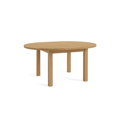 Burford Country Oak Round 120-160cm Extending Dining Table Burford Country Oak Round 120-160cm Extending Dining Table
