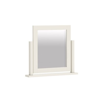 Modern Country Painted Oak Coconut White Dressing Table Vanity Mirror Modern Country Painted Oak Coconut White Dressing Table Vanity Mirror