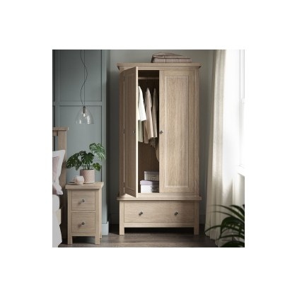 Modern Country Oak Gents Wardrobe Modern Country Oak Gents Wardrobe
