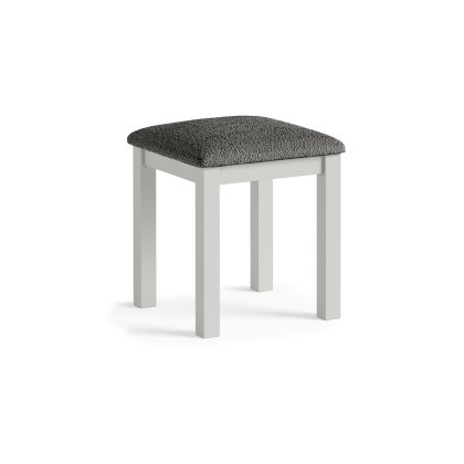 Modern Country Painted Oak Stone Grey Dressing Table Stool Modern Country Painted Oak Stone Grey Dressing Table Stool