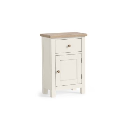 Modern Country Painted Oak Coconut White Telephone Cupboard Modern Country Painted Oak Coconut White Telephone Cupboard
