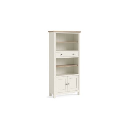 Modern Country Painted Oak Coconut White Display Unit Modern Country Painted Oak Coconut White Display Unit