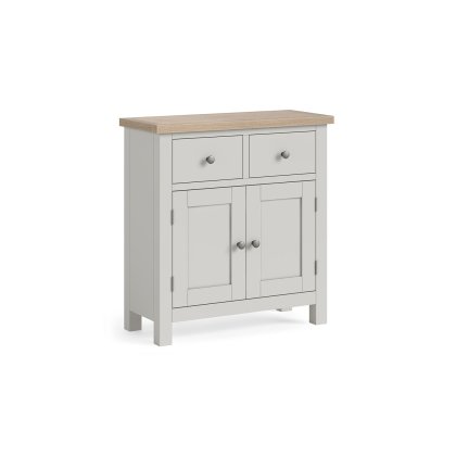 Modern Country Painted Oak Stone Grey Small Sideboard Modern Country Painted Oak Stone Grey Small Sideboard