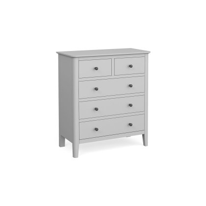 Stowe Painted Grey 2 Over 3 Chest of Drawers Stowe Painted Grey 2 Over 3 Chest of Drawers