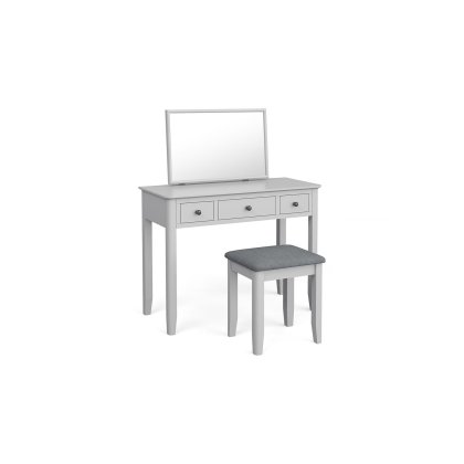 Stowe Painted Grey Dressing Table Set Stowe Painted Grey Dressing Table Set