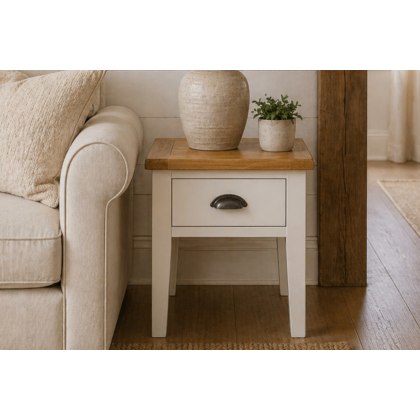 Cotswold White Lamp Table Cotswold White Lamp Table