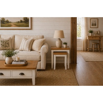 Cotswold White Nest Of Tables Cotswold White Nest Of Tables