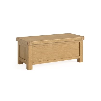 Normandy Chunky Country Oak Storage Blanket Box Normandy Chunky Country Oak Storage Blanket Box
