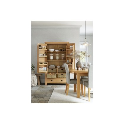 Normandy Chunky Country Oak Larder Unit Normandy Chunky Country Oak Larder Unit