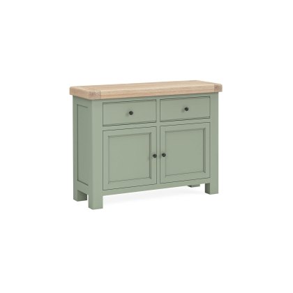 Salcombe Painted Oak Sage Green Small Sideboard Salcombe Painted Oak Sage Green Small Sideboard