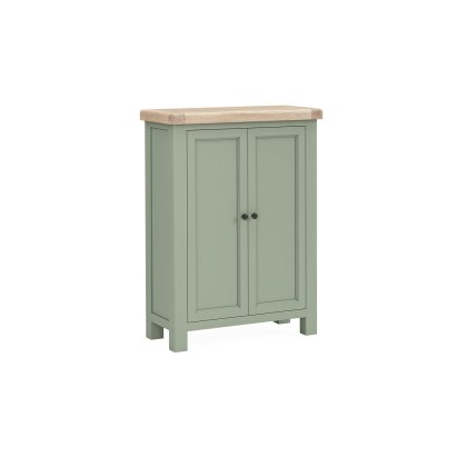 Salcombe Painted Oak Sage Green Shoe Storage Cabinet Salcombe Painted Oak Sage Green Shoe Storage Cabinet