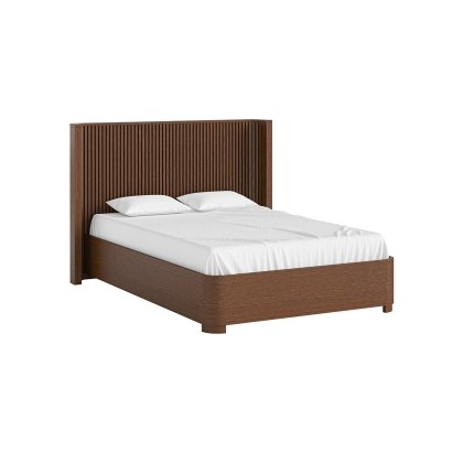 Soho Brown Oak Slatted Bed Frame Soho Brown Oak Slatted Bed Frame