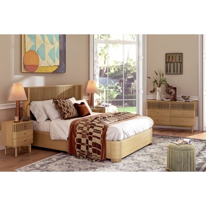 Soho Natural Oak Slatted Bed Frame Soho Natural Oak Slatted Bed Frame