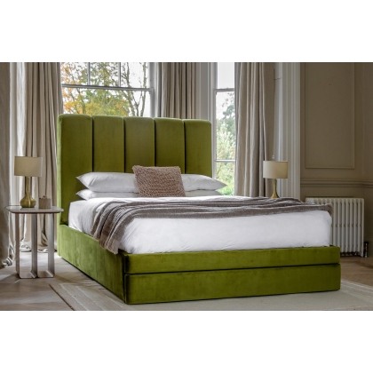 Gallery Direct Denton Storage Bedframe in Olive Gallery Direct Denton Storage Bedframe in Olive