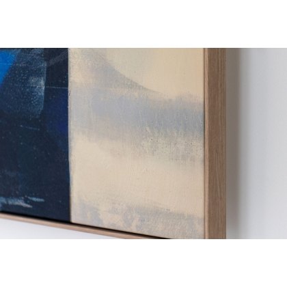 Gallery Direct Cobalt Abstract Framed Canvas 900x1200mm Gallery Direct Cobalt Abstract Framed Canvas 900x1200mm
