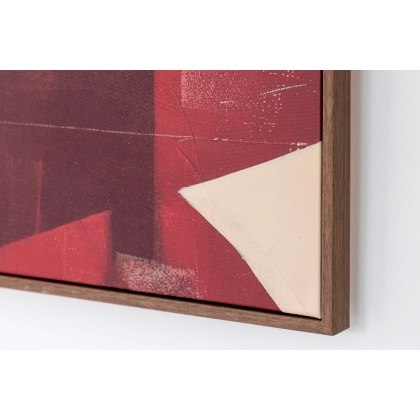 Gallery Direct Ruby Abstract Framed Canvas 800x800mm Gallery Direct Ruby Abstract Framed Canvas 800x800mm