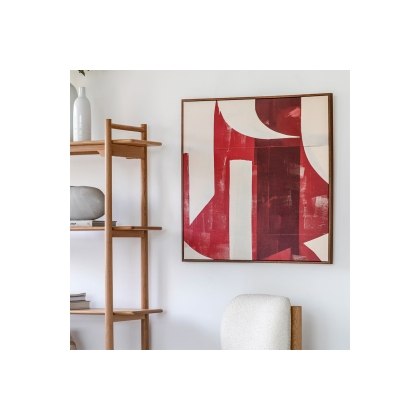 Gallery Direct Ruby Abstract Framed Canvas 800x800mm Gallery Direct Ruby Abstract Framed Canvas 800x800mm
