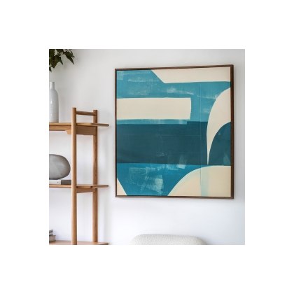 Gallery Direct Topaz Abstract Framed Canvas 800x800mm Gallery Direct Topaz Abstract Framed Canvas 800x800mm