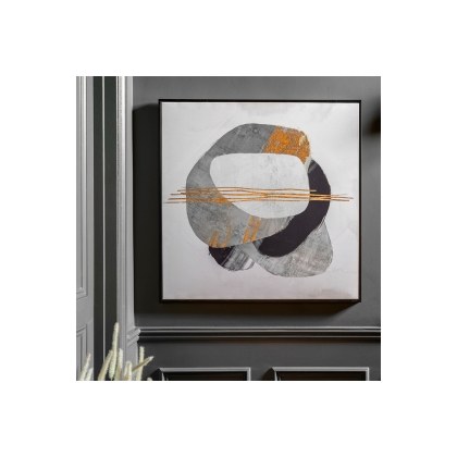 Gallery Direct Through the Dimensions II Framed Canvas 800x800mm Gallery Direct Through the Dimensions II Framed Canvas 800x800mm