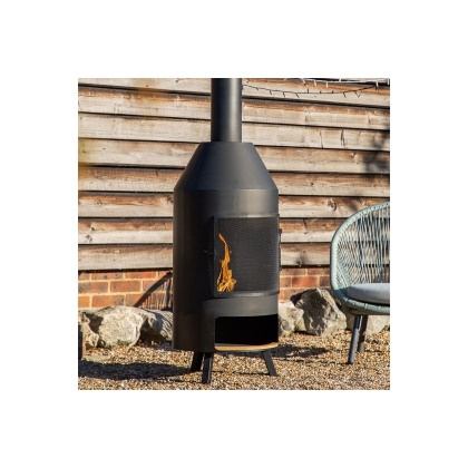 Gallery Direct Firenze Outdoor Chiminea with Pizza Shelf Gallery Direct Firenze Outdoor Chiminea with Pizza Shelf
