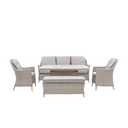 Gallery Direct Holton Outdoor Woven Rectangle Dining Set Gallery Direct Holton Outdoor Woven Rectangle Dining Set