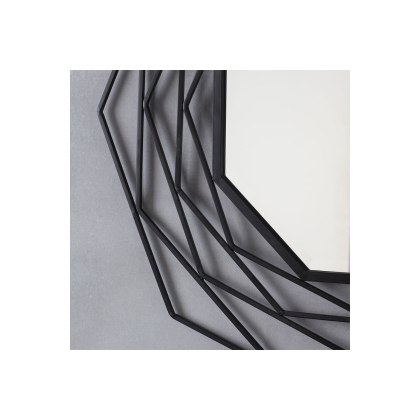 Gallery Direct Estella Mirror Black 910x910mm Gallery Direct Estella Mirror Black 910x910mm