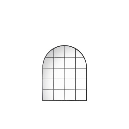 Gallery Direct Hampstead Arch Mirror Black 760x950mm Gallery Direct Hampstead Arch Mirror Black 760x950mm
