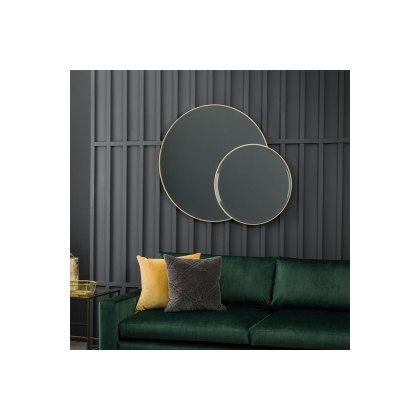 Gallery Direct Ostia Mirror Champagne 1112x15x900mm Gallery Direct Ostia Mirror Champagne 1112x15x900mm