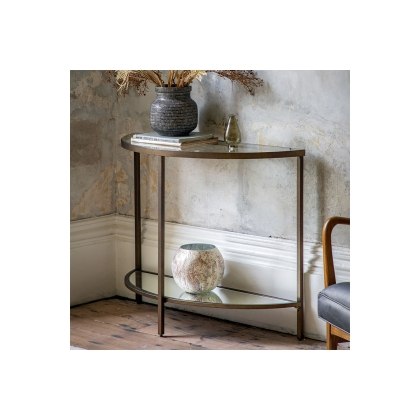 Gallery Direct Hudson Bronze Console Table Gallery Direct Hudson Bronze Console Table