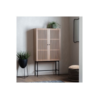 Gallery Direct Okayama Oak Cocktail Cabinet Gallery Direct Okayama Oak Cocktail Cabinet