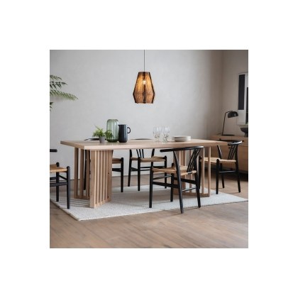 Gallery Direct Okayama Oak Large Dining Table Gallery Direct Okayama Oak Large Dining Table