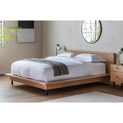 Gallery Direct Okayama Oak Bed Frame Gallery Direct Okayama Oak Bed Frame