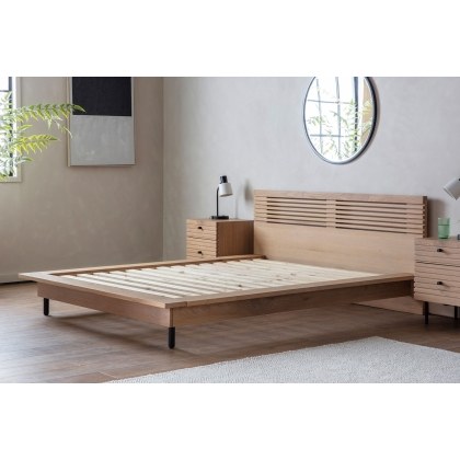 Gallery Direct Okayama Oak Bed Frame Gallery Direct Okayama Oak Bed Frame