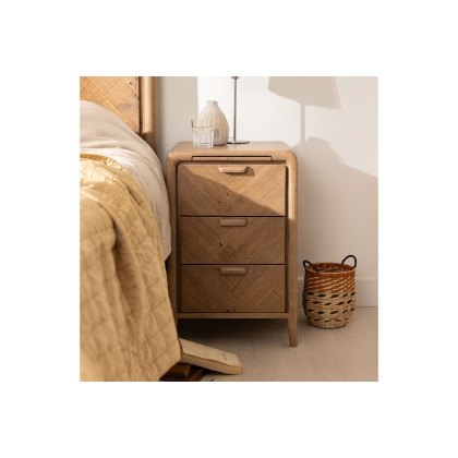 Atauro Reclaimed Wood Small Bedside Table Atauro Reclaimed Wood Small Bedside Table