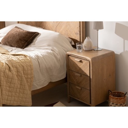 Atauro Reclaimed Wood Small Bedside Table Atauro Reclaimed Wood Small Bedside Table