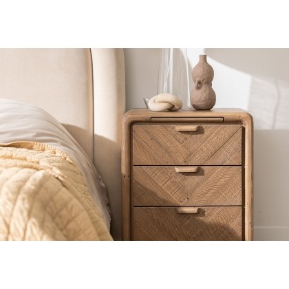 Atauro Reclaimed Wood Large Bedside Table Atauro Reclaimed Wood Large Bedside Table
