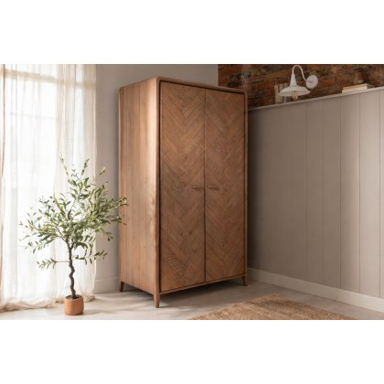 Atauro Reclaimed Wood Double Wardrobe Atauro Reclaimed Wood Double Wardrobe